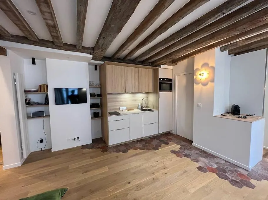 Bright 1 Bed In The Heart Of Hip Paris, Montorgueil Apartman Franciaország